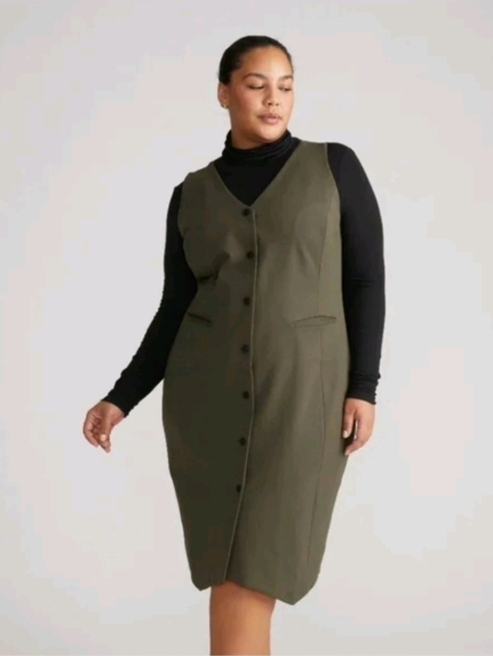 Universal Standard Prestige Gallery Midi Dress Size XS/M